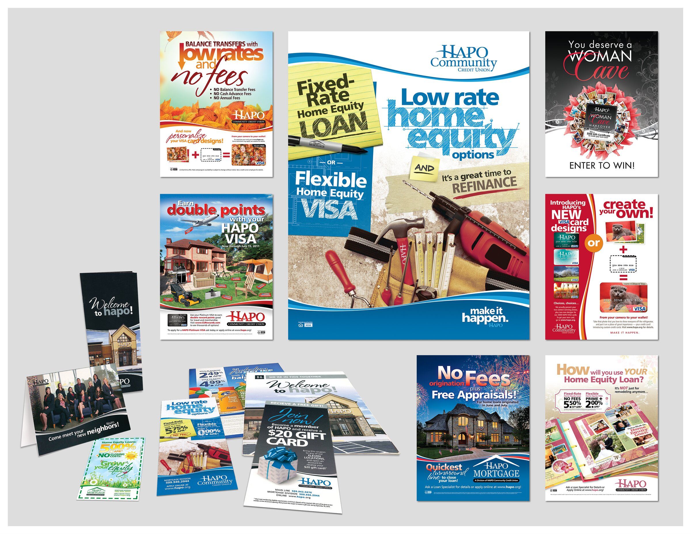 HAPO promotional pieces
