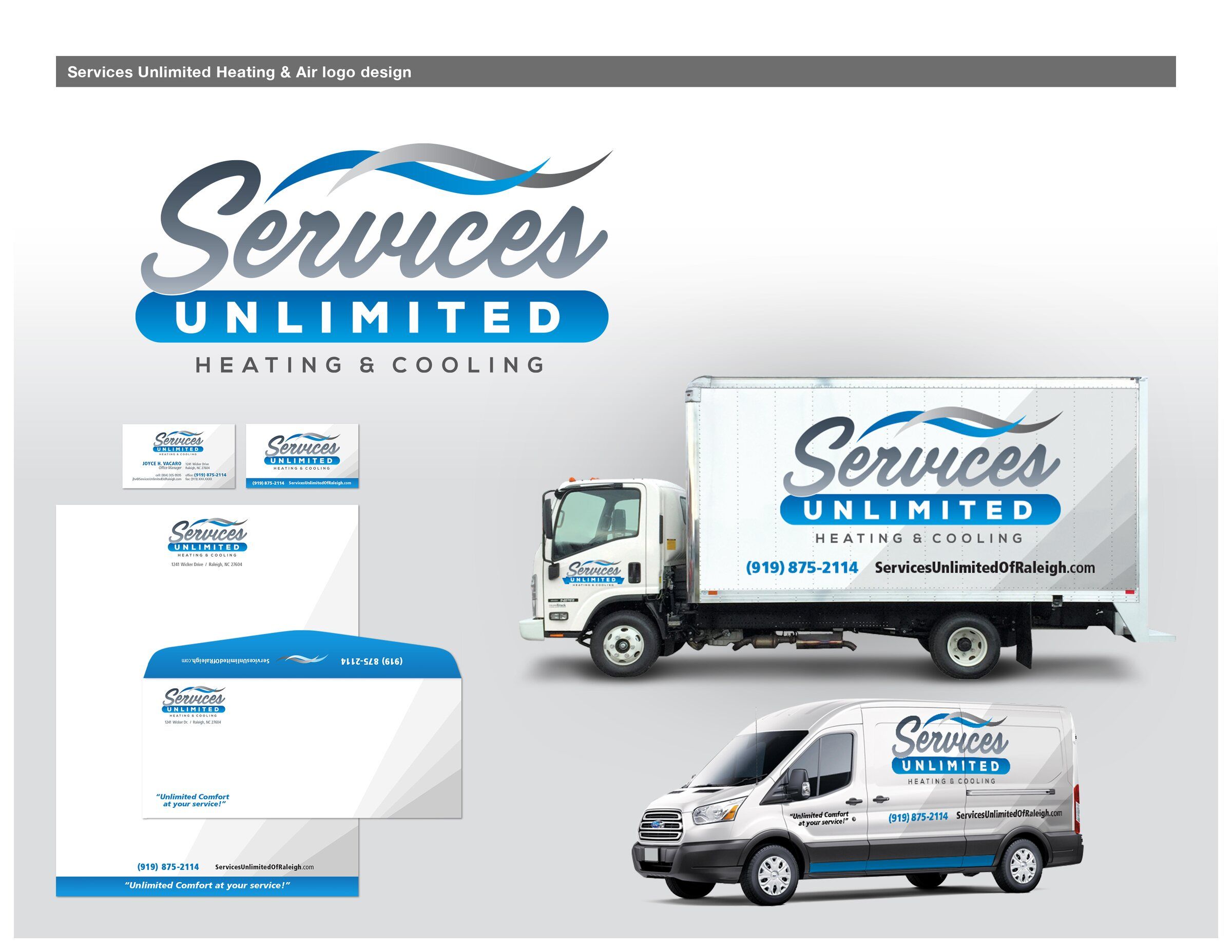 Logo direction 1, on stationery and fleet