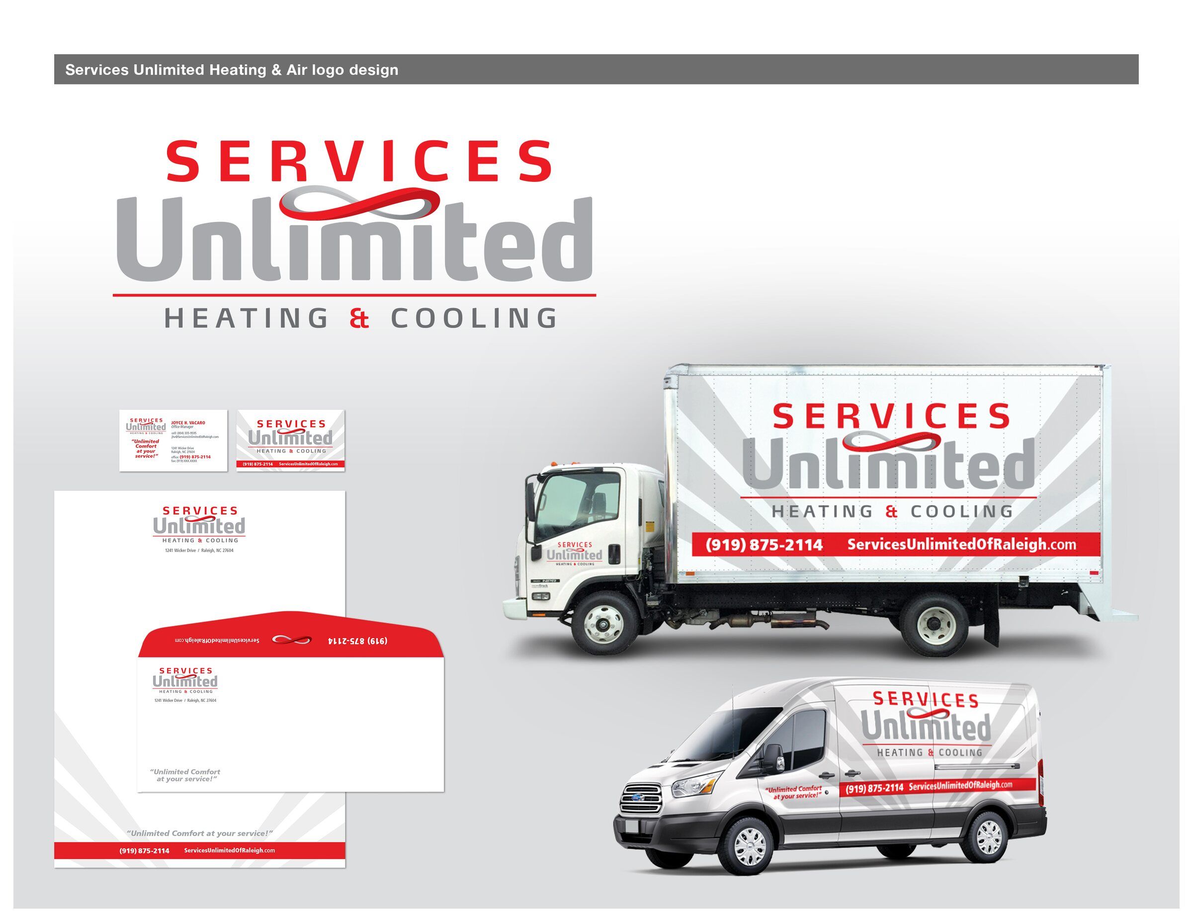 Logo direction 2, on stationery and fleet
