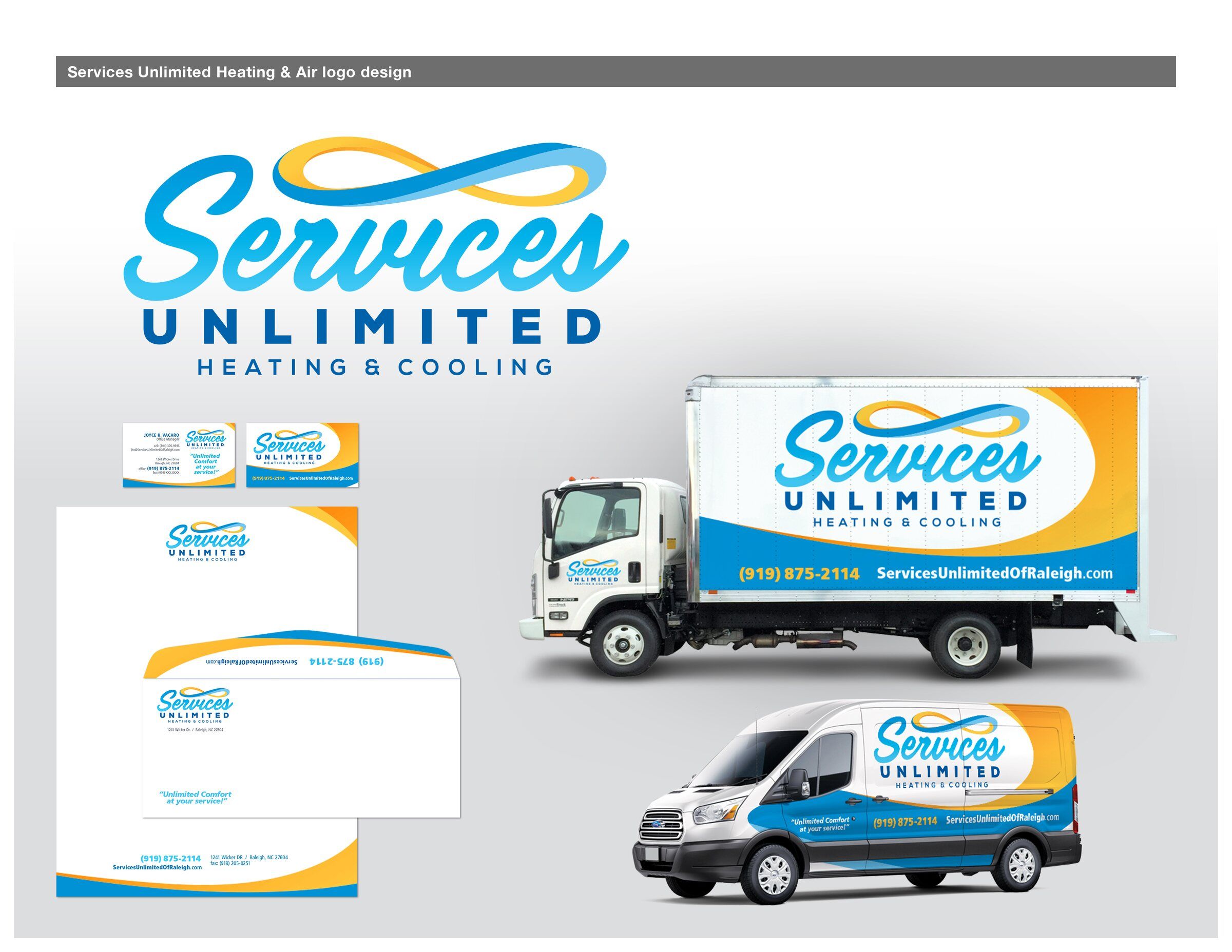 Logo direction 4, on stationery and fleet